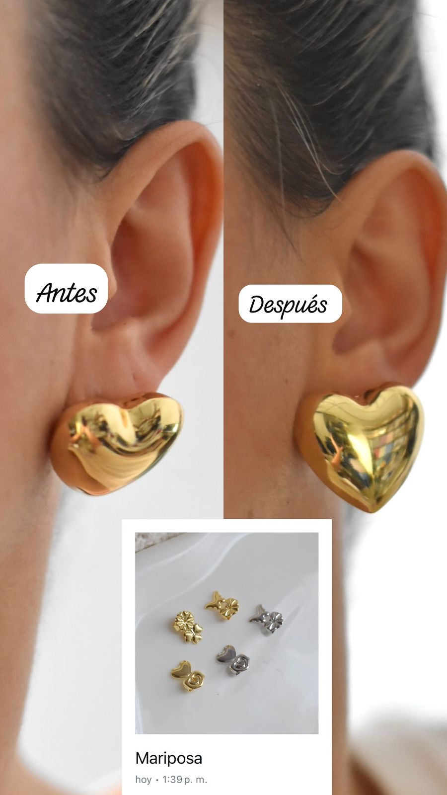 Earrings Support Backs - Mariposa de Sujeción para Aretes