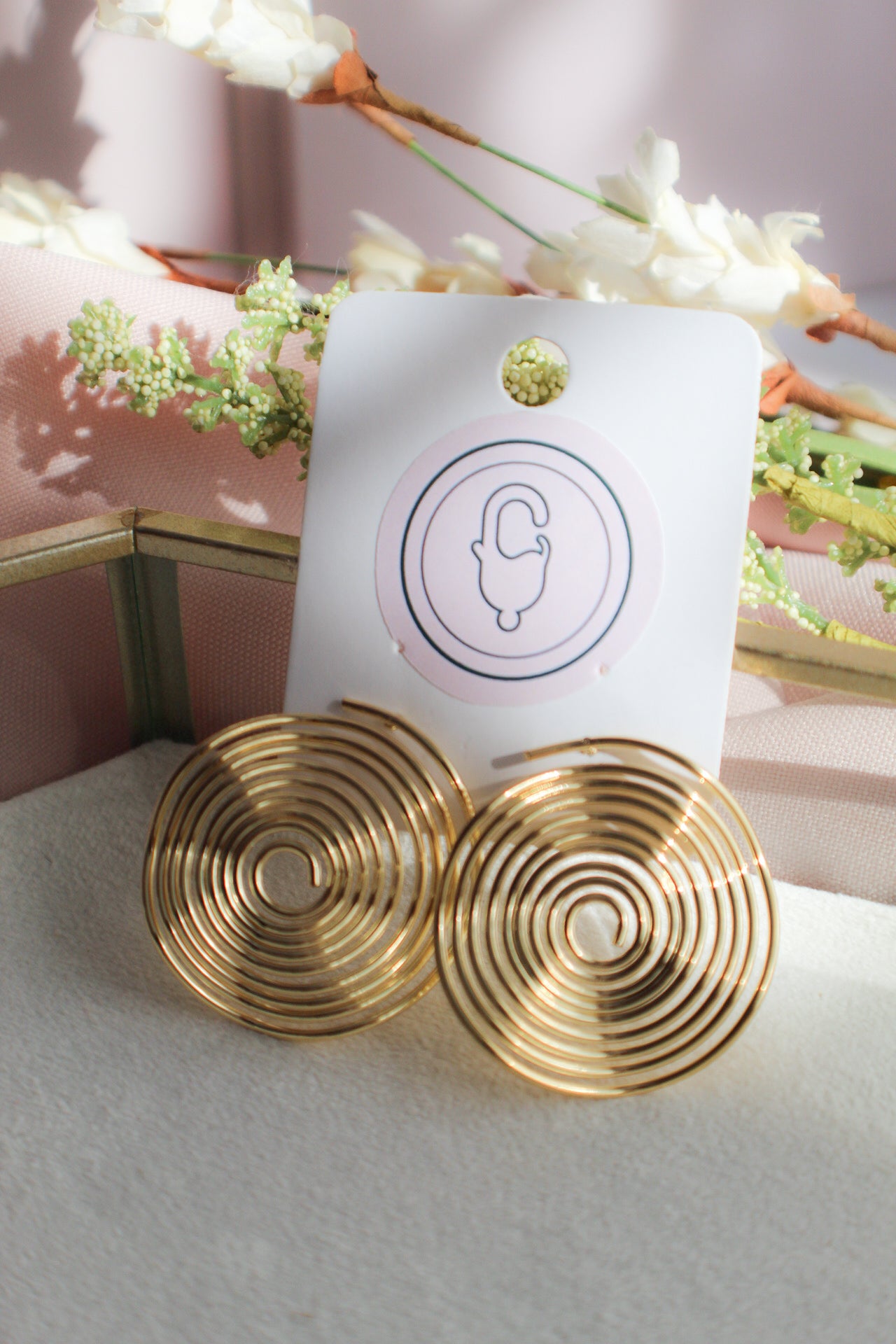 Spiral Design Earring