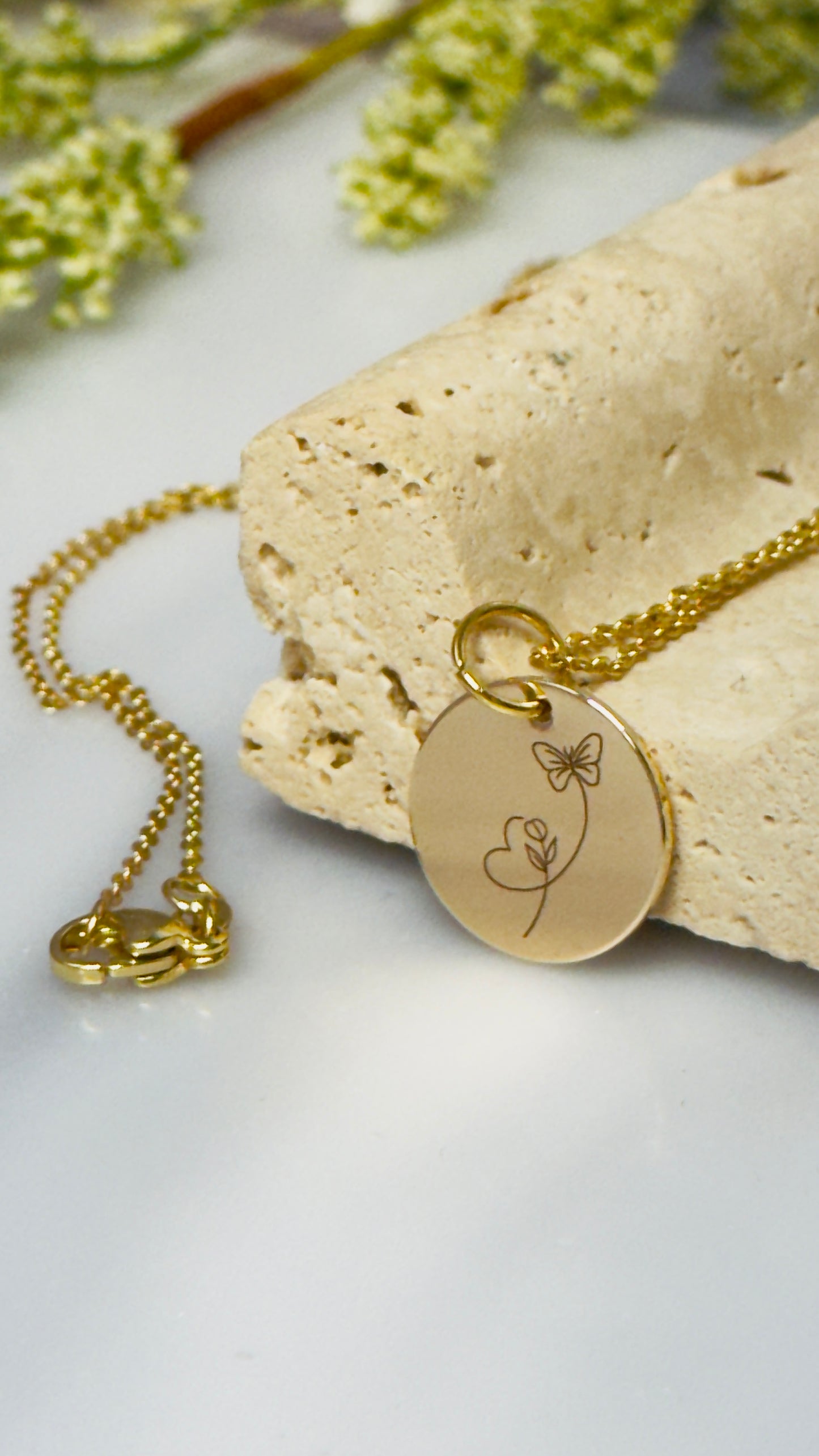 Meaningful Engravings Chain with Tag Necklace