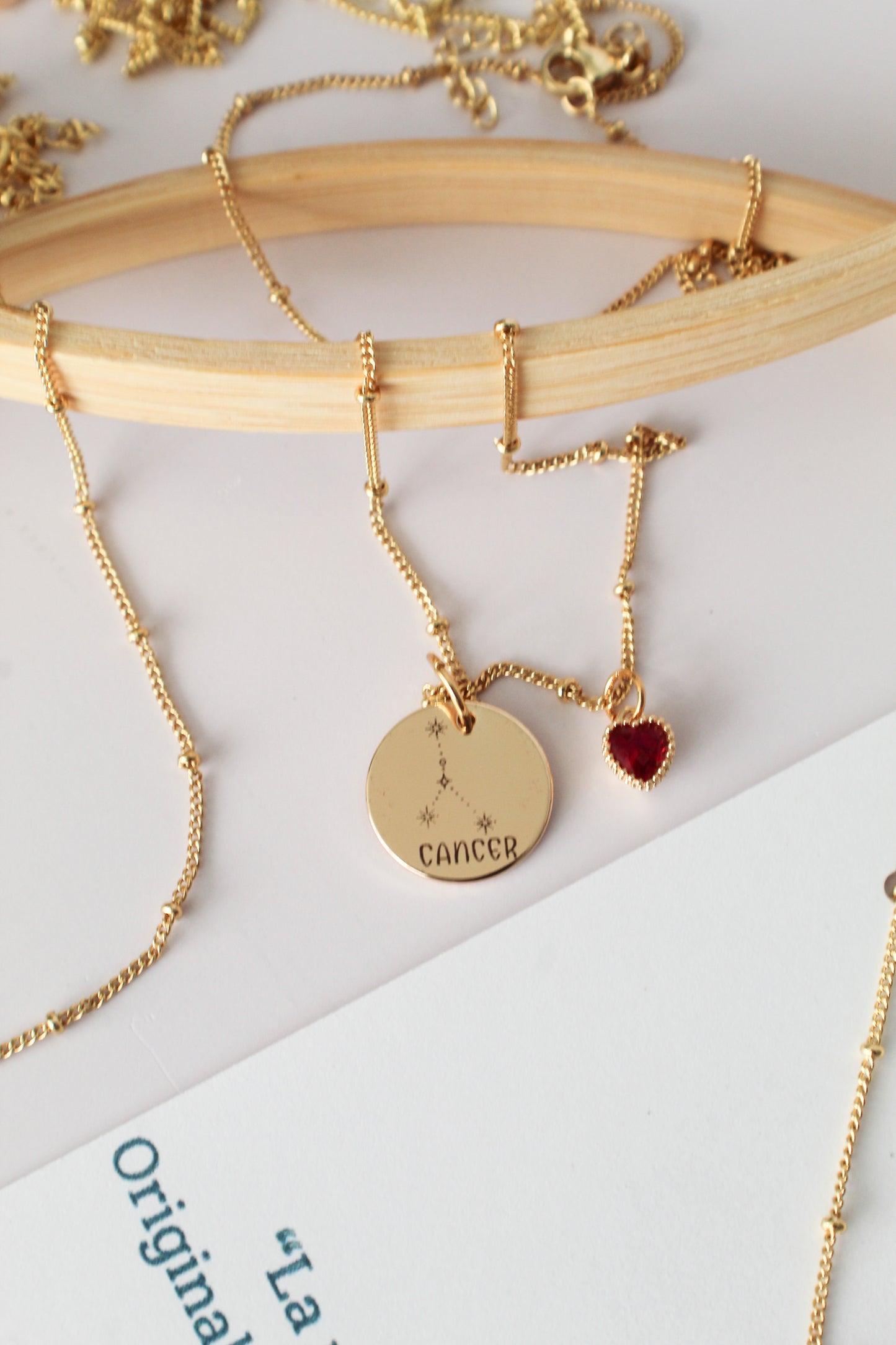 Charm Zodiacal with Heart Birthstone Charm - Connect with your Energy