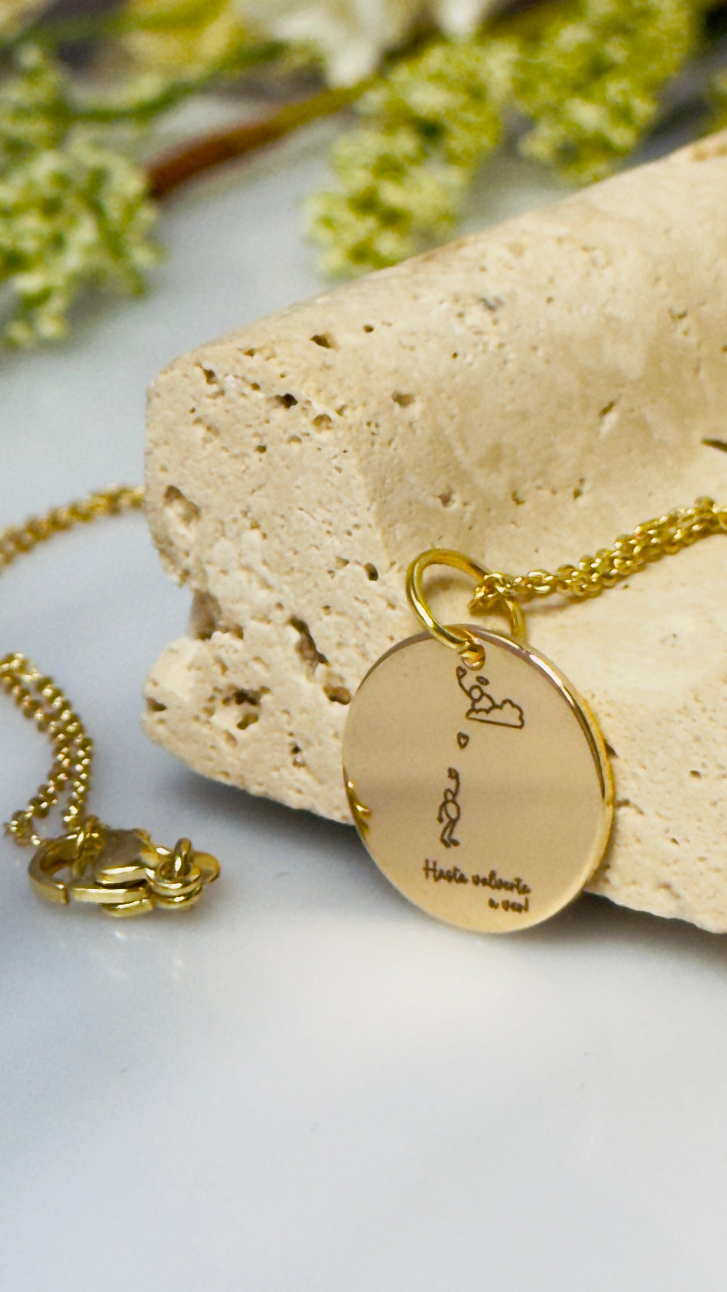 Meaningful Engravings Chain with Tag Necklace