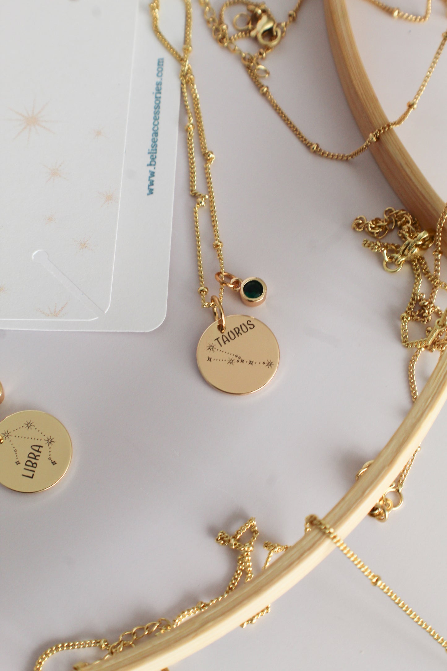 Charm Zodiacal with Heart Birthstone Charm - Connect with your Energy