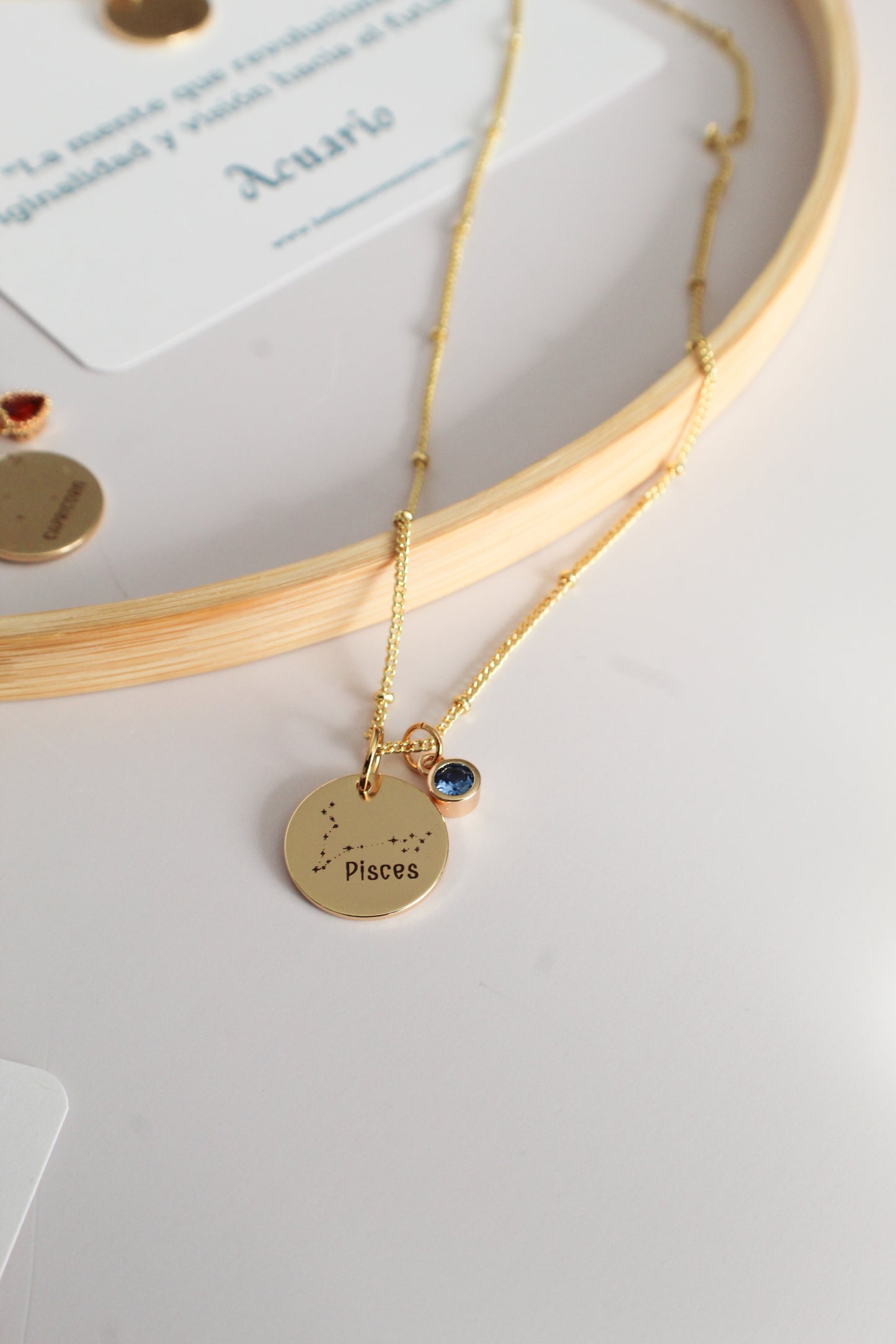 Charm Zodiacal with Heart Birthstone Charm - Connect with your Energy