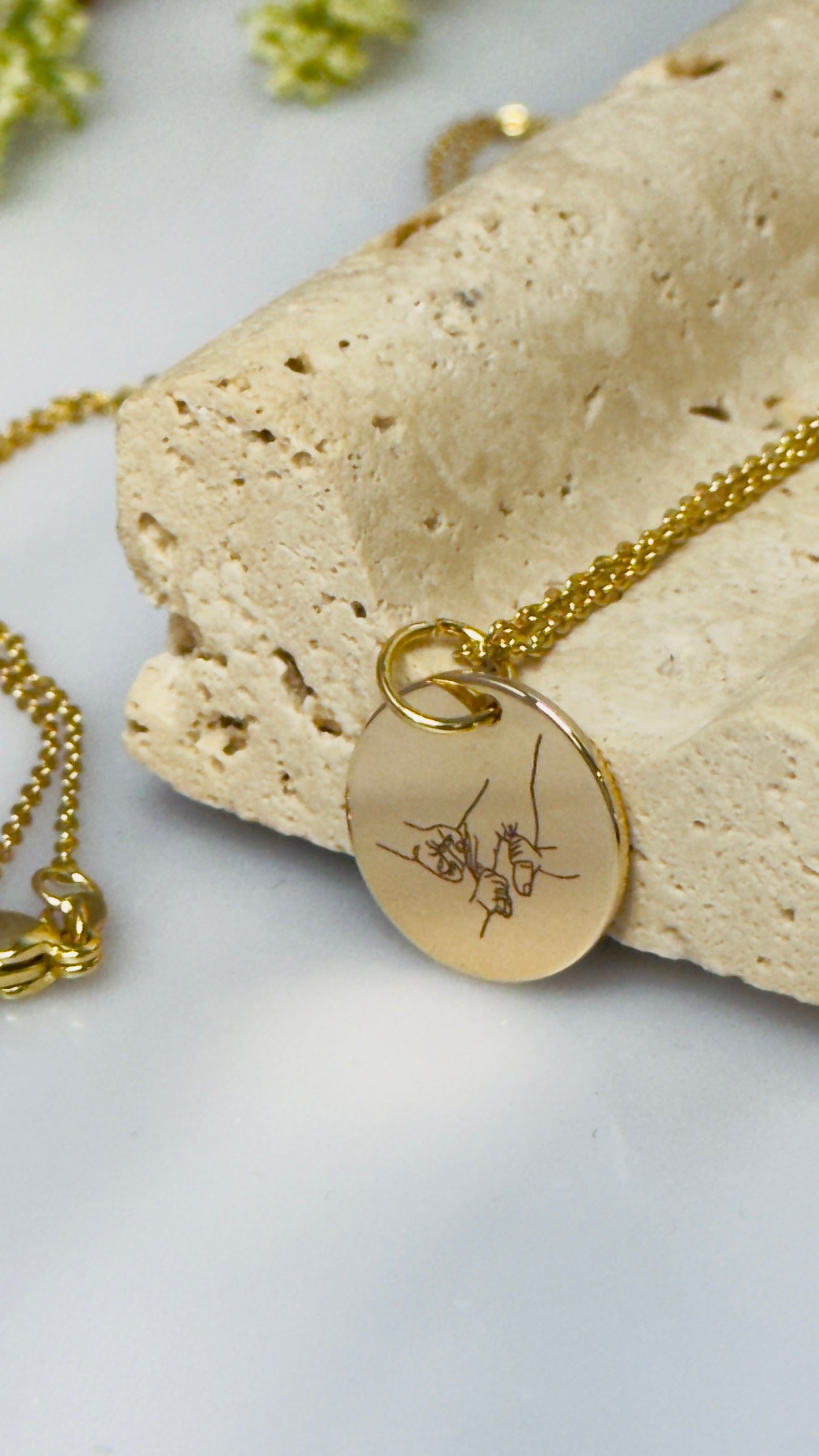 Meaningful Engravings Chain with Tag Necklace