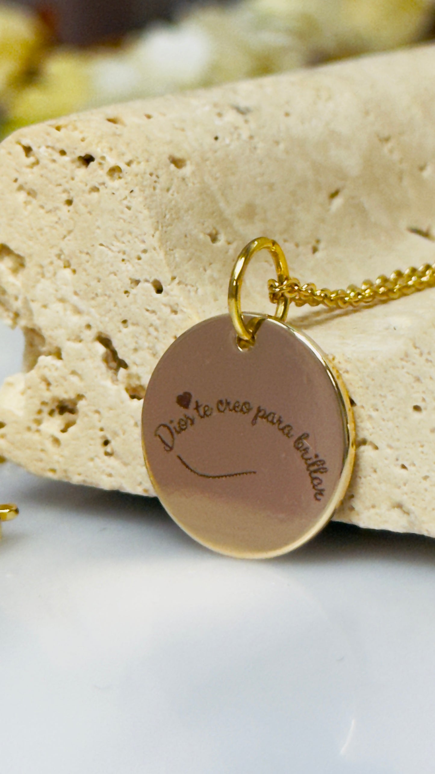 Meaningful Engravings Chain with Tag Necklace