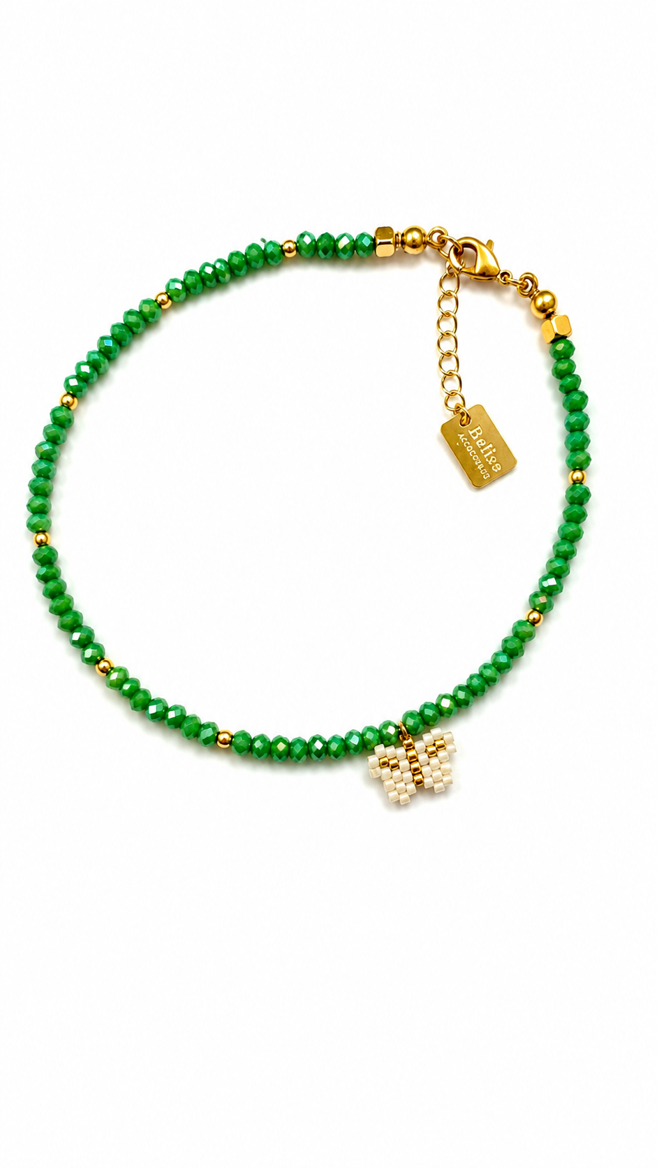 Bahia Crystal Anklet with Charm