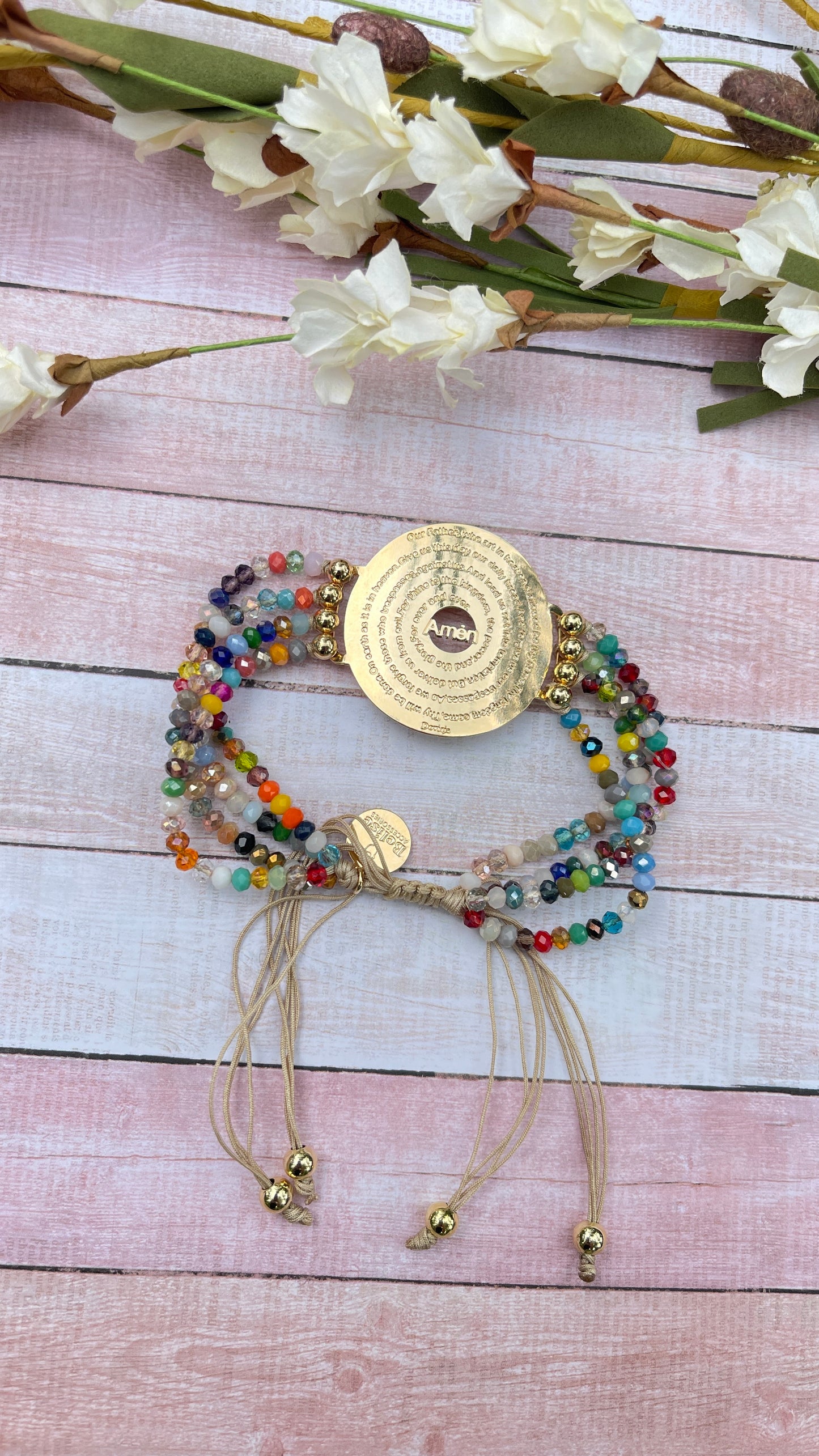 Oracion del Padre Nuestro Bracelet