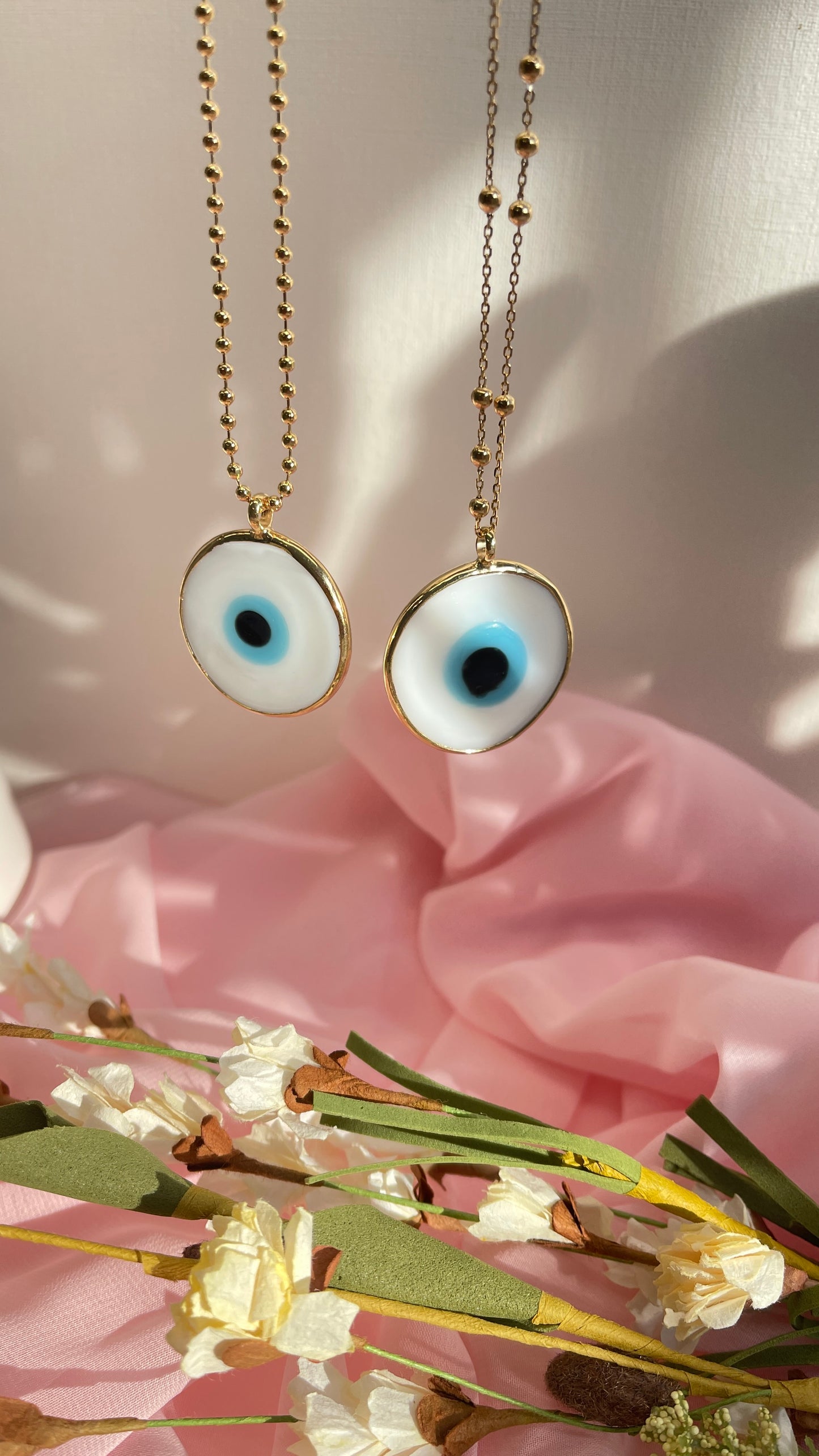 Evil Eye Glass (Charm & Chain)