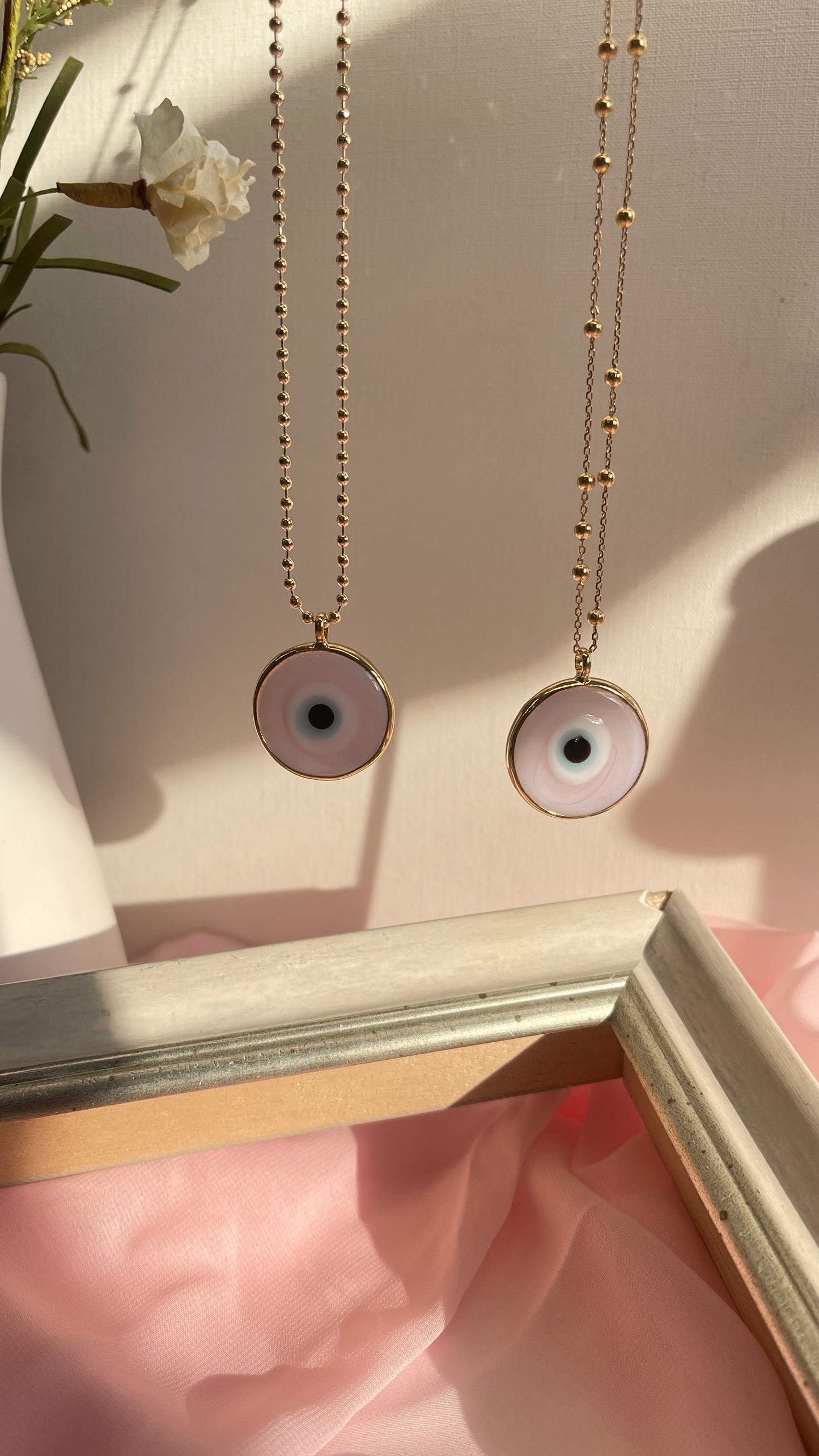 Evil Eye Glass (Charm & Chain)
