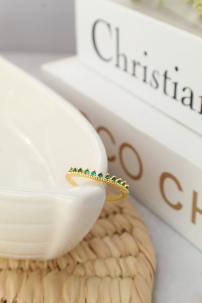 Anillos de piedra minimalistas