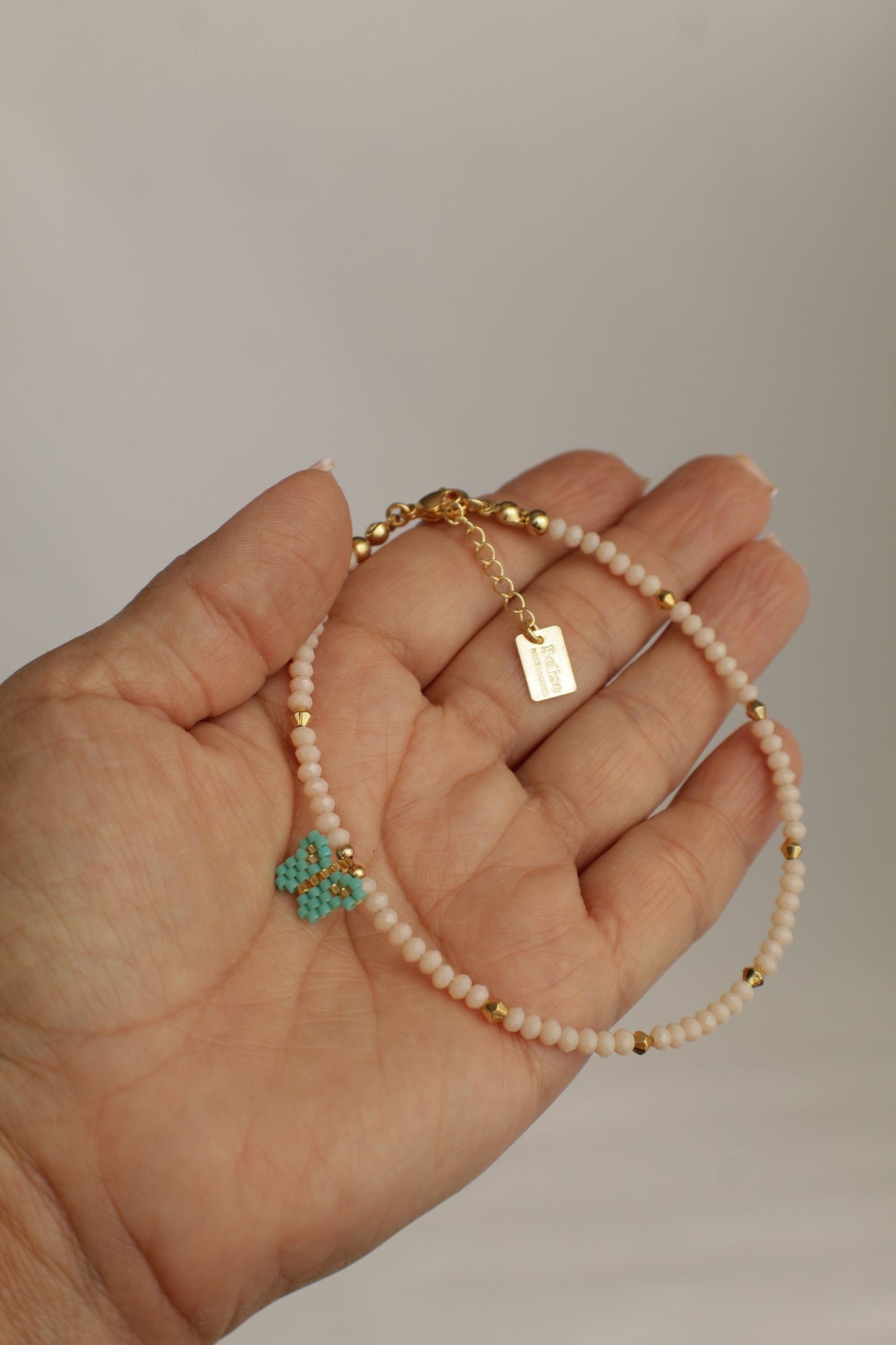 Bahia Crystal Anklet with Charm