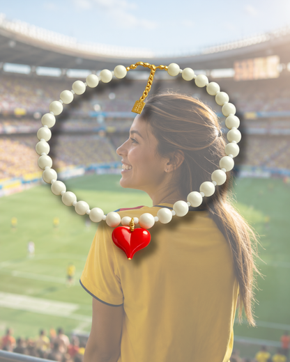Scarlet Ivory Necklace