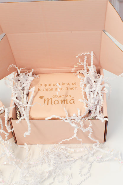 Personalized Travel jewelry Box for Her  - With Special Message, Mirror & Compartments