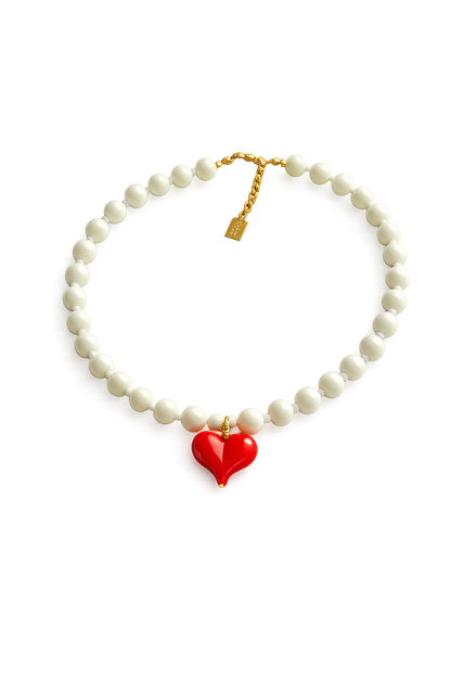 Scarlet Ivory Necklace