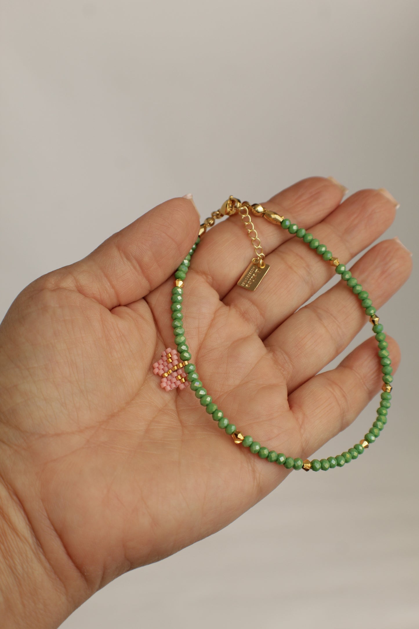 Bahia Crystal Anklet with Charm