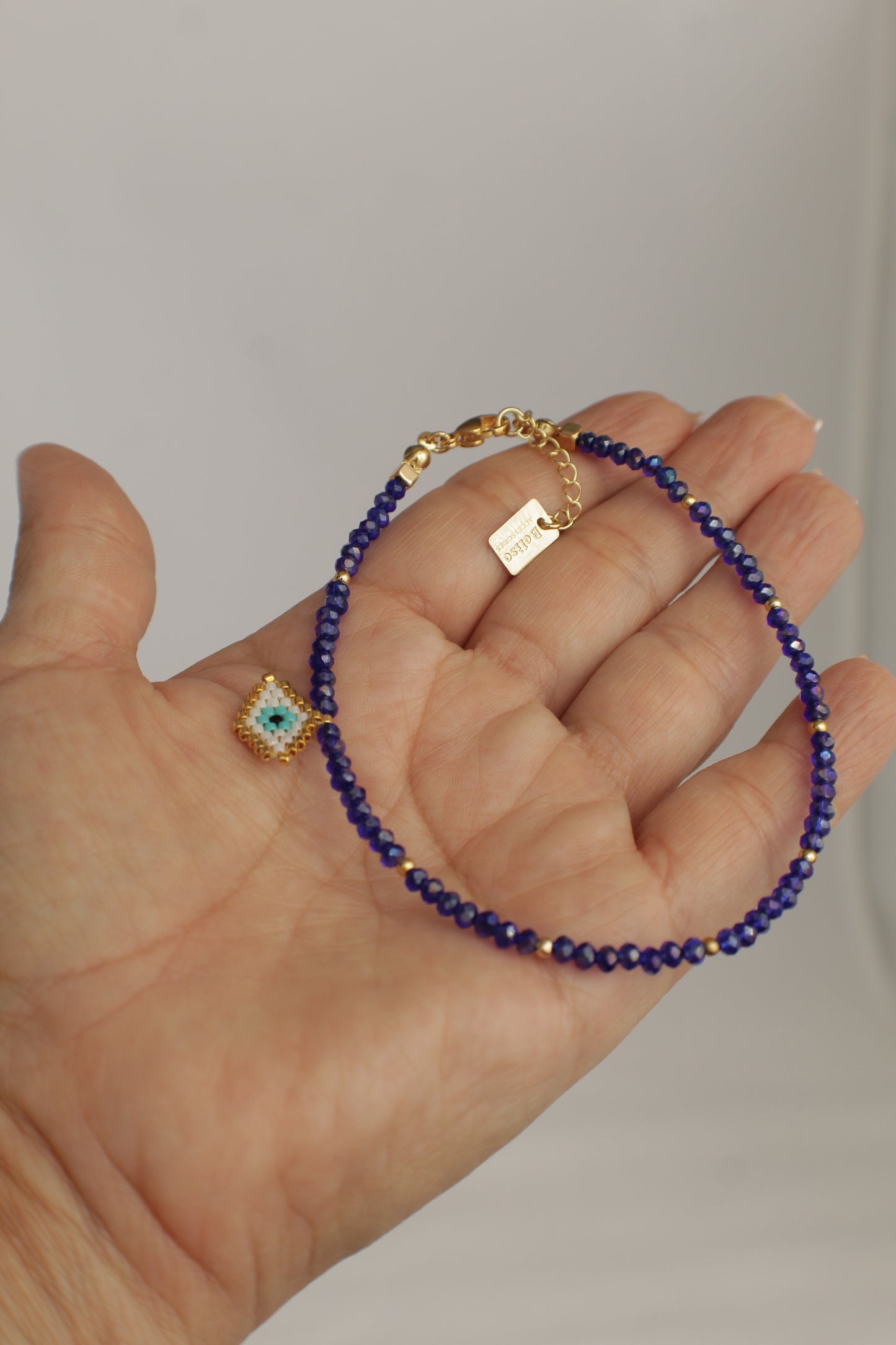 Bahia Crystal Anklet with Charm