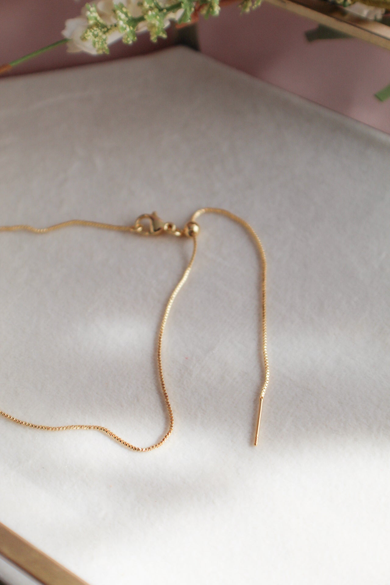 Conjunto de collar y pendientes con cadena de cerezas
