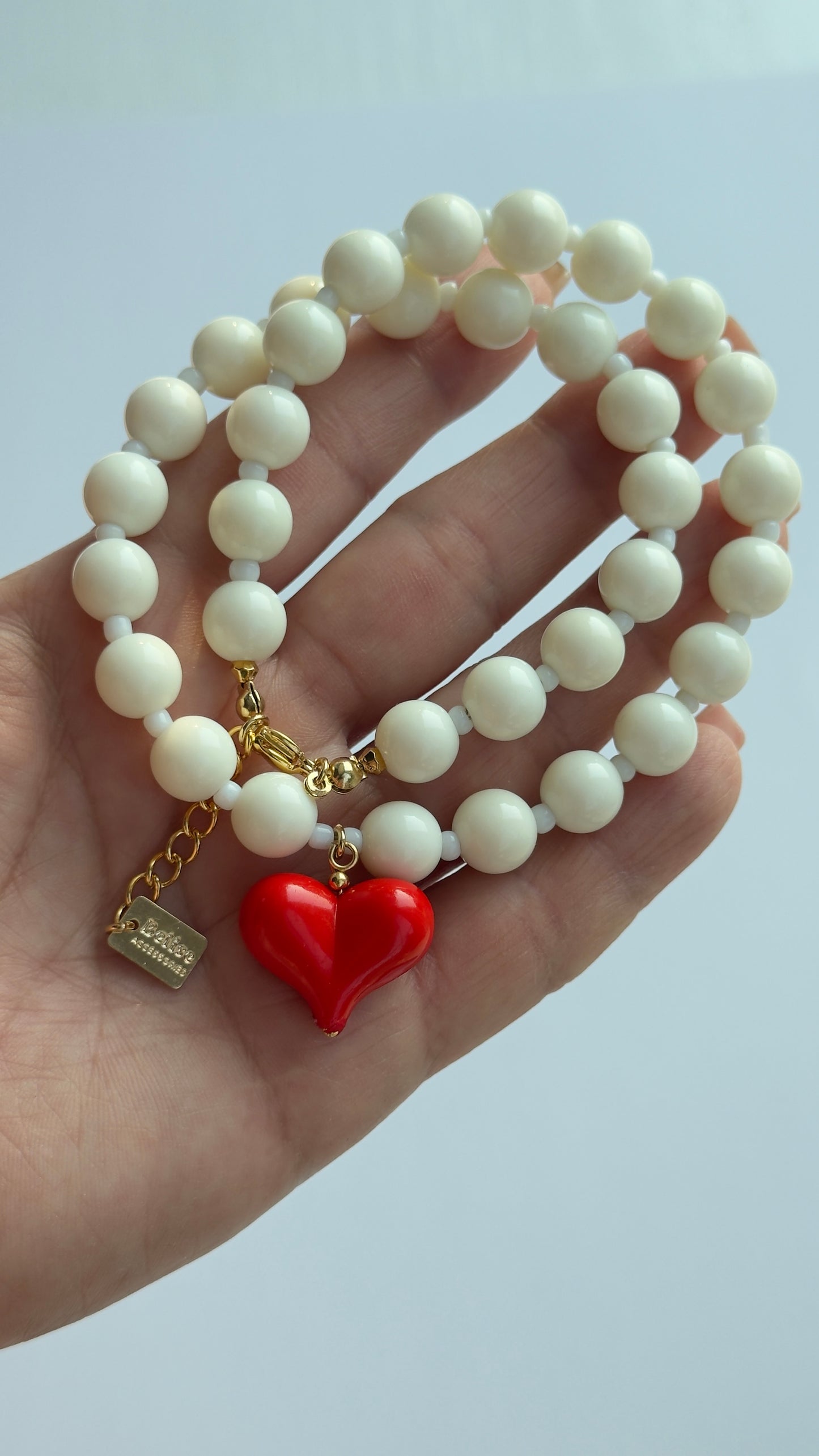 Scarlet Ivory Necklace