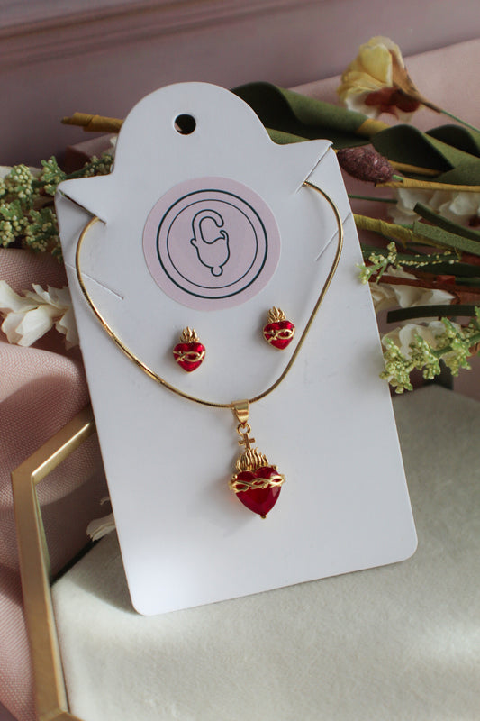 Conjunto de Joyas Sagrado Corazón (Sagrado Corazón)