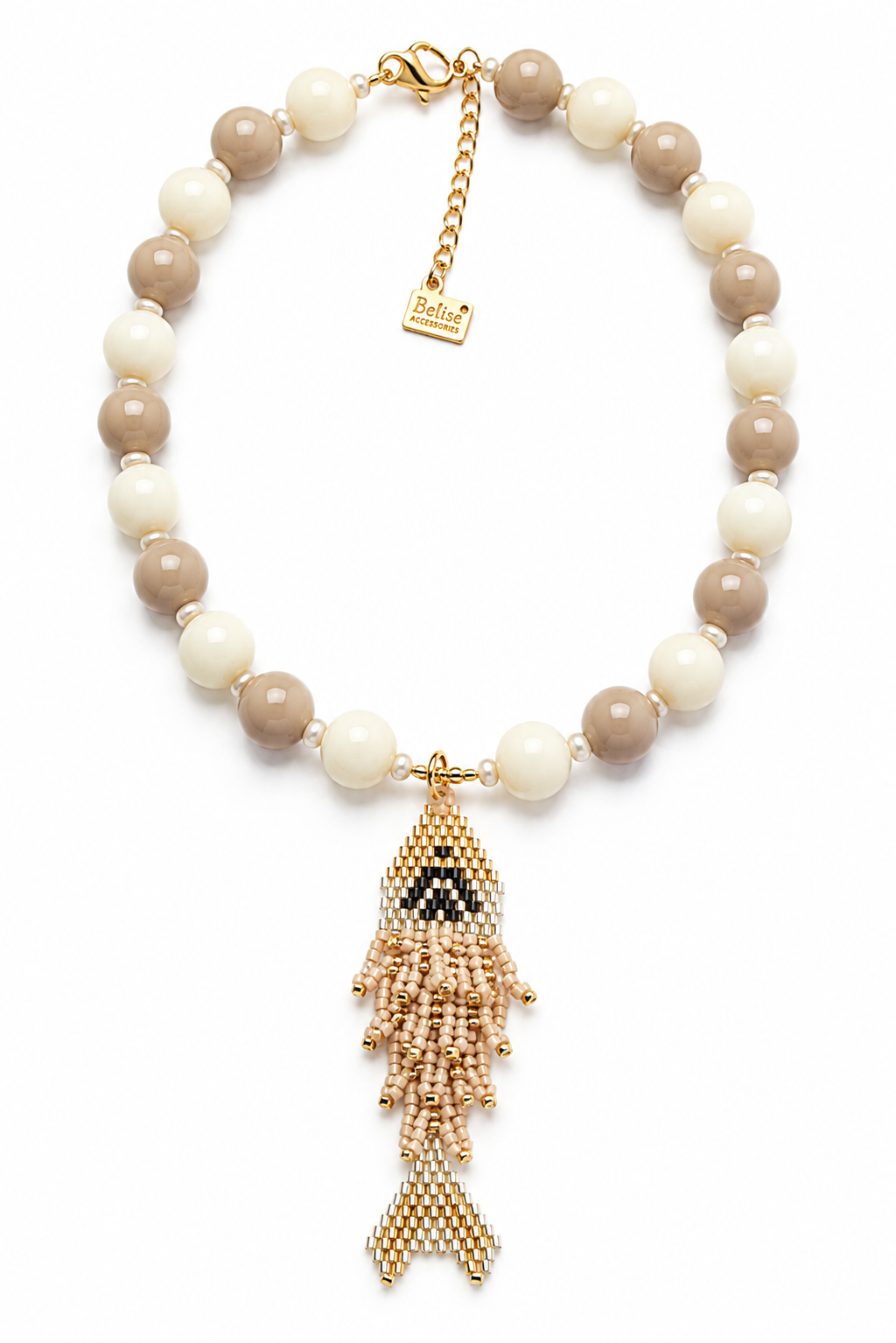 Marina Handmade Fish Necklace l Coastal Ocean Jewelry