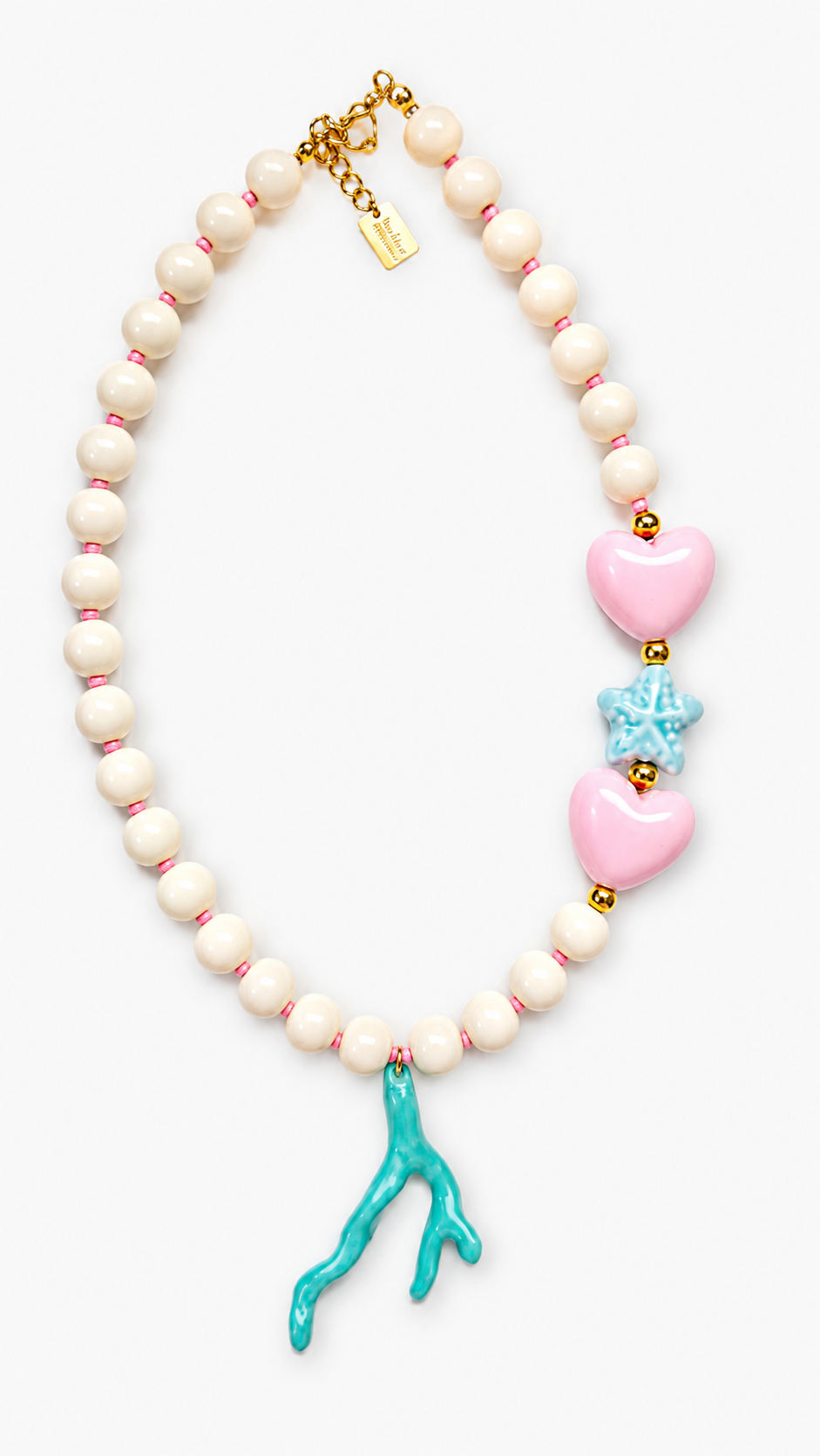 Coral Breeze l Statement Necklace