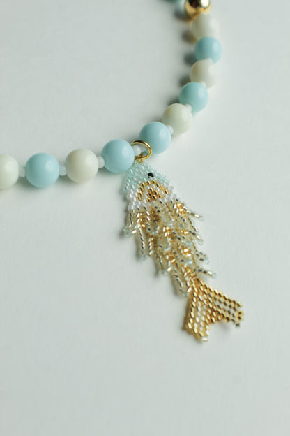 Collar Marino con Colgante de Pez Artesanal