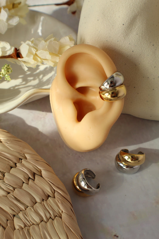 Puño de oreja grueso bicolor