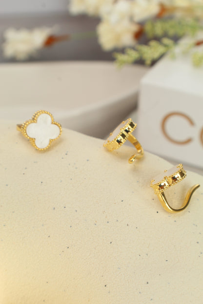 Trébol de madreperla - Ear Cuff