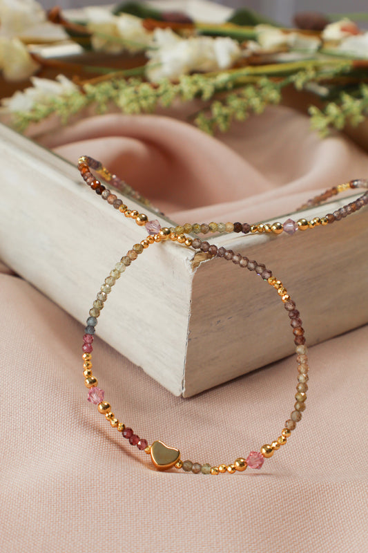 Garnet - Saphire Necklace