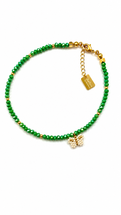 Bahia Crystal Anklet with Charm