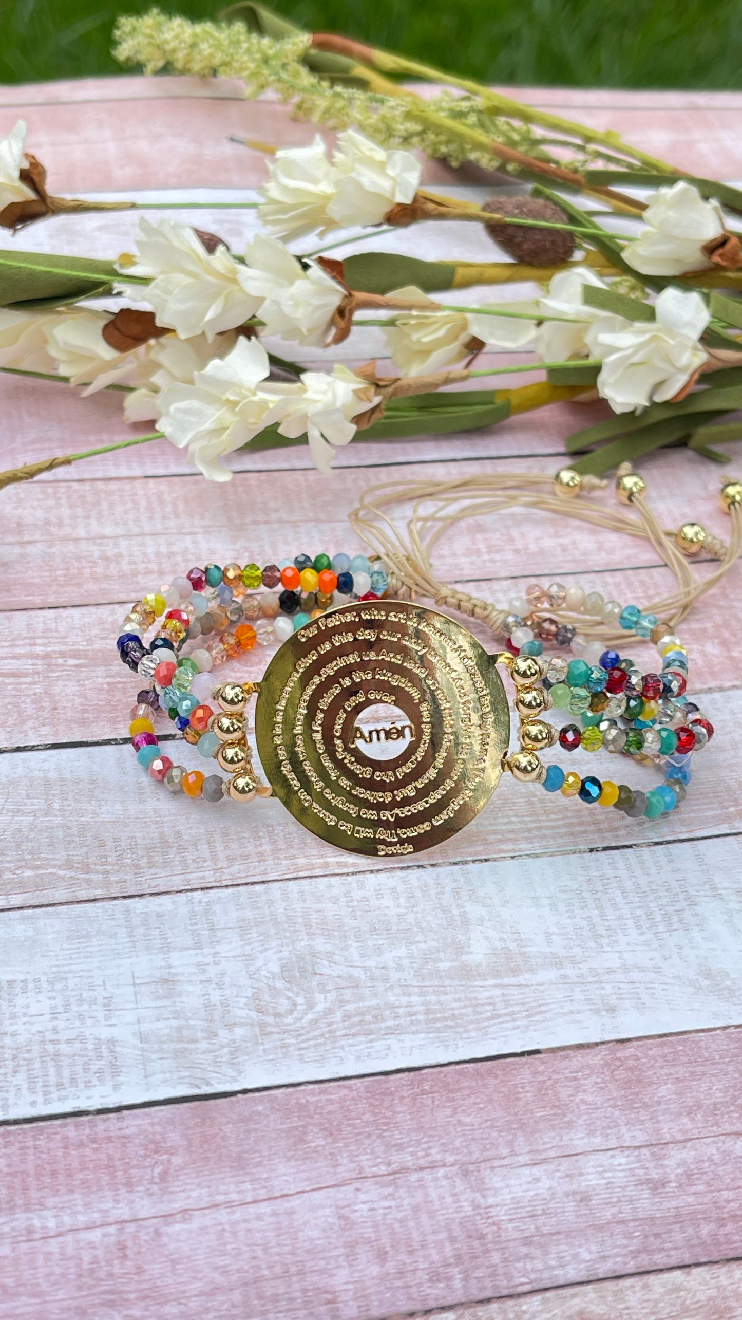 Pulsera Oración del Padre Nuestro